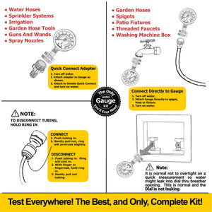 flow doctor water pressure gauge kit